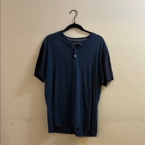 Banana Republic Navy Short Sleeve Henley